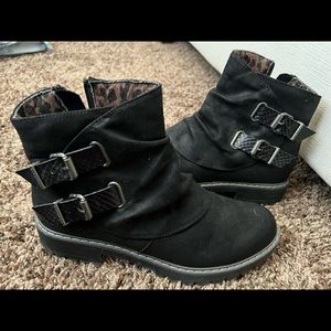 Blowfish Black short boots.